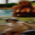 Nude woman man